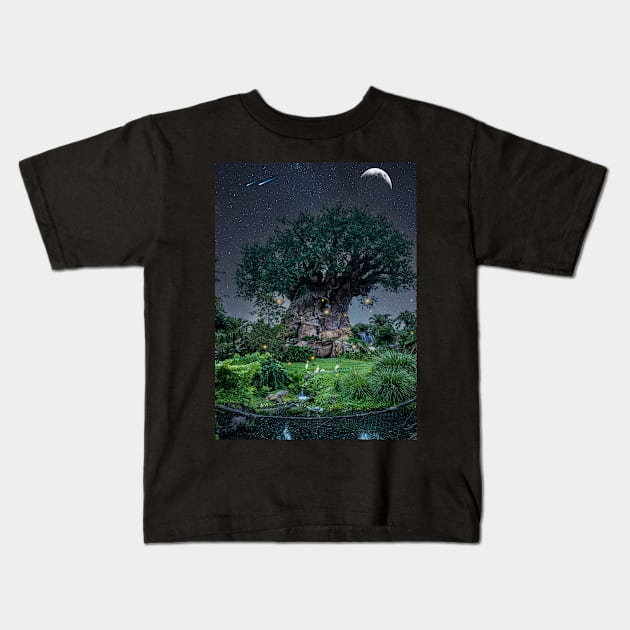 Magical Night Kids T-Shirt by StormChaserD